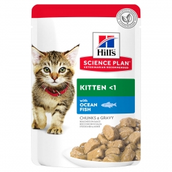 HILL'S SP Feline Kitten Ocean Fish saszetka 85g